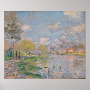 Poster Primavera do Sena por Monet Impressionist