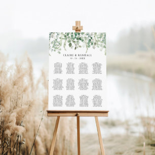 Poster Primavera Eucalyptus Gráfico de Casamento