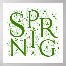 Poster Primavera floral