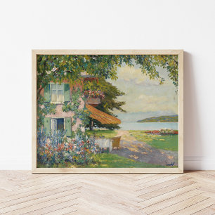 Poster Primavera Garden em Starnberg Edward Cucuel