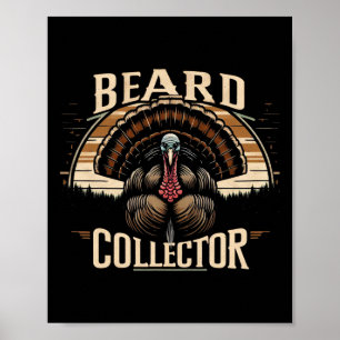 Poster Primavera Gobbler Beard Collector Non Camoflauge T