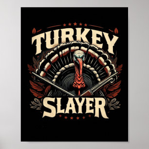 Poster Primavera Gobbler Non Camoflauge Turquia Caçadora