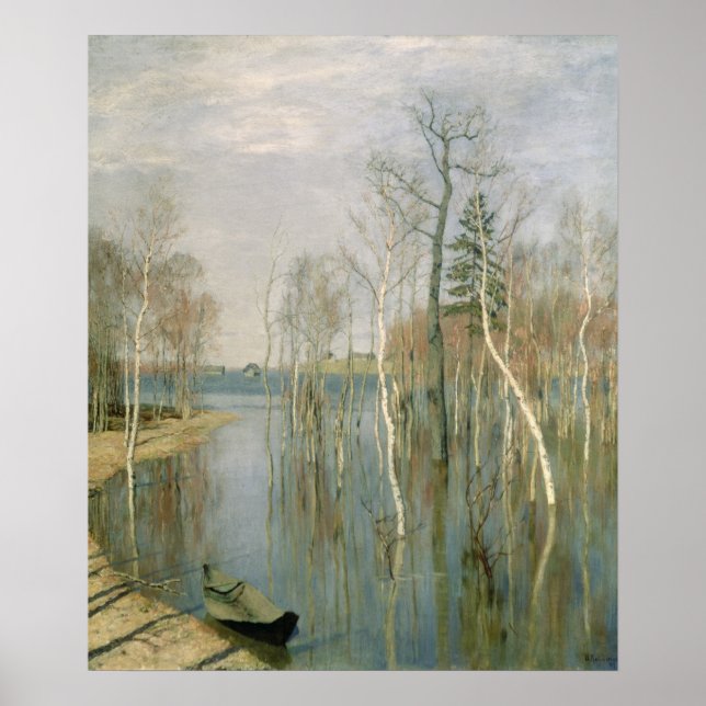 Póster Primavera, High Water, 1897 (Frente)
