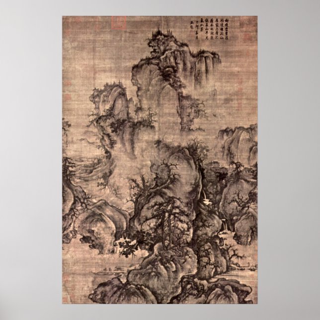 Poster Primavera inicial por Guo Xi (Frente)