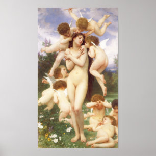 Póster Primavera (Le Printemps) por Bouguereau