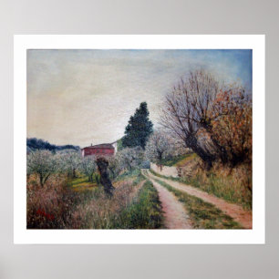 Póster PRIMAVERA MAIS CEDO EM VERNALESE / Paisagem da Tos