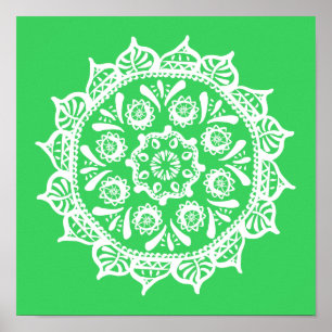 Póster Primavera Mandala