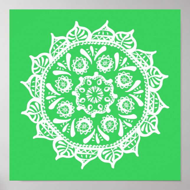 Póster Primavera Mandala (Frente)