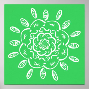 Póster Primavera Mandala