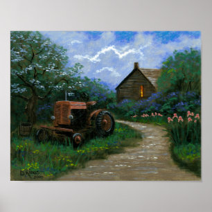 Póster Primavera na fazenda