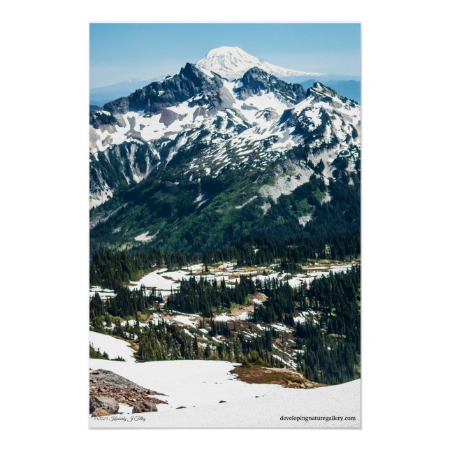 Póster Primavera nas montanhas (Frente)
