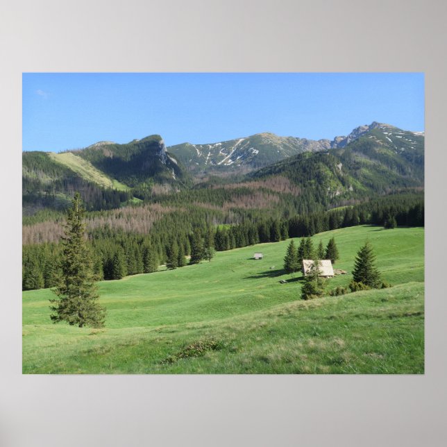 Poster Primavera nas montanhas Tatras (Frente)