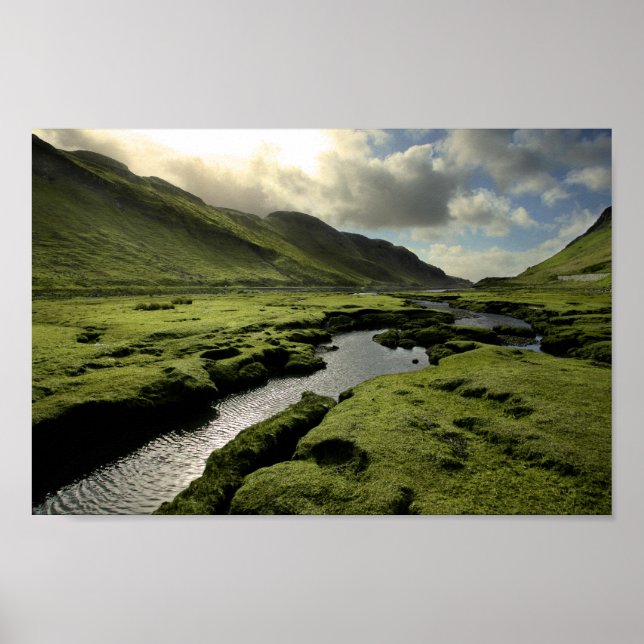Poster Primavera nas Terras Altas da Escócia (Frente)