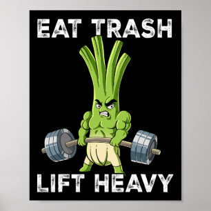 Poster Primavera Onion Gym Treino De Peso Coma Lixo Levan