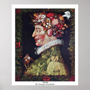 Póster Primavera Por Giuseppe Arcimboldo