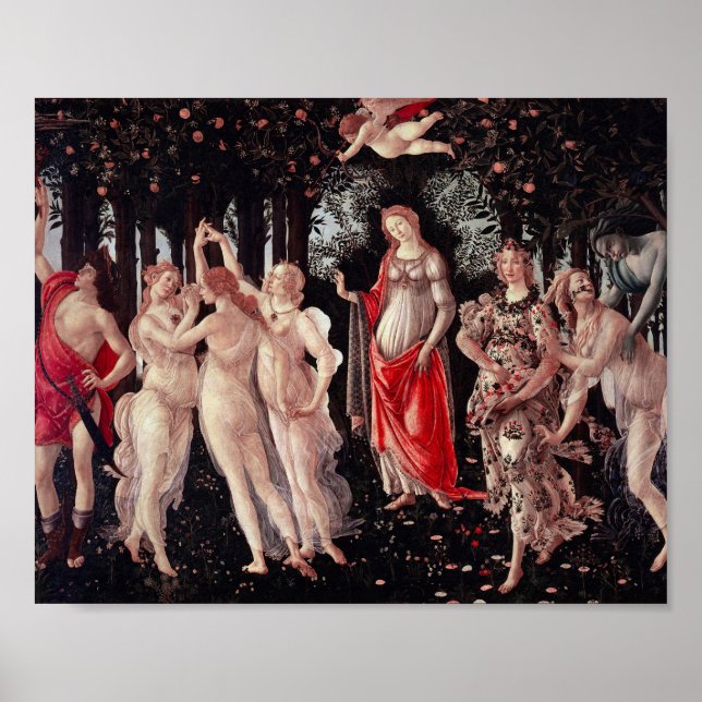 Poster Primavera Primavera Sandro Botticelli Renascença (Frente)