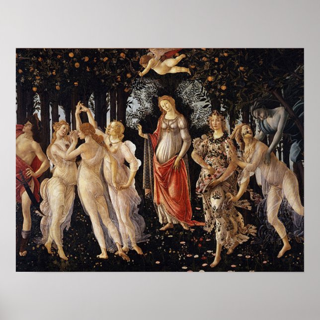 Poster Primavera Sandro Botticelli (Frente)