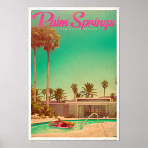 Poster Primavera Vintage Palm