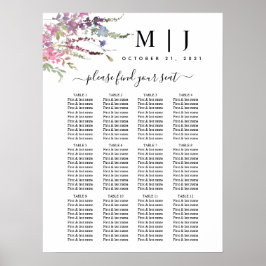 Poster Primavera Wildflower Floral Wedding Gráfico
