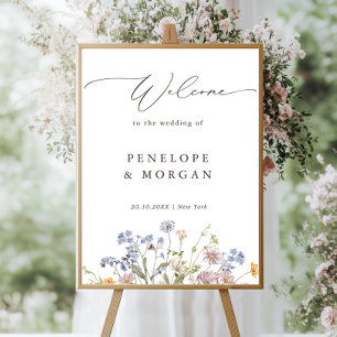 Poster Primavera Wildflower Meadow Garden Wedding F