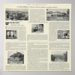 Póster Primaveras de Lytton, Califórnia