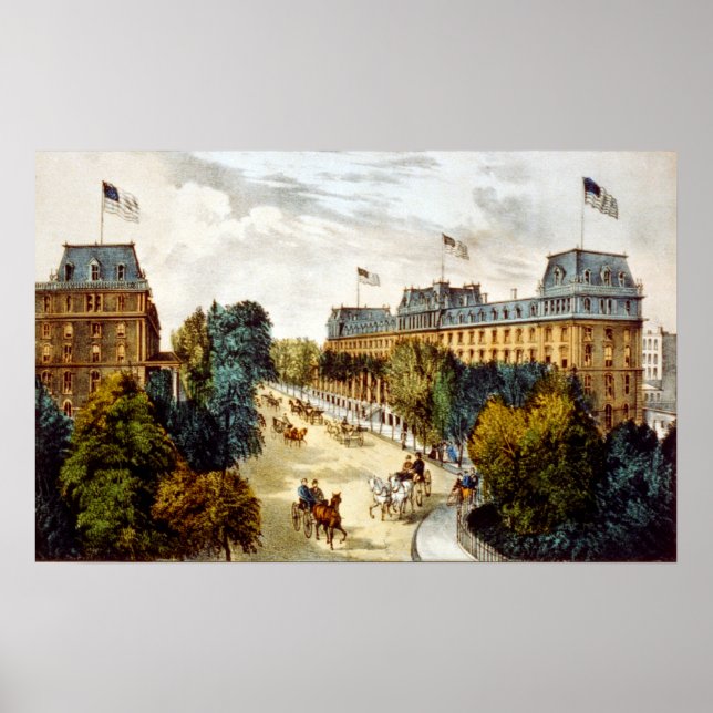 Poster Primaveras de Saratoga - 1907 (Frente)