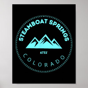 Poster Primaveras De Vapor Colorado Elevaram Co-Mountain