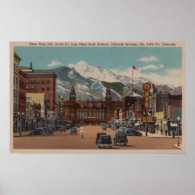 Póster Primaveras do Colorado, CO (Frente)