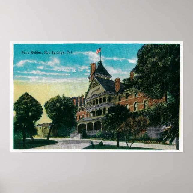 Póster Primaveras quentes em Paso Robles, CAPaso Robles,  (Frente)