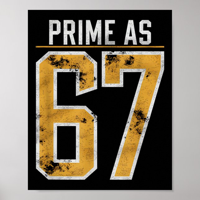 Poster Prime Number As 67  (Frente)