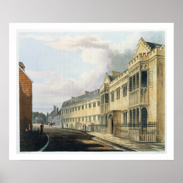 Póster Primeira Casa de Mestrado, Harrow School, de Histó (Frente)
