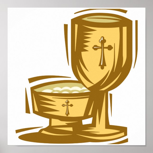 Póster Primeira Comunhão Santa (Frente)