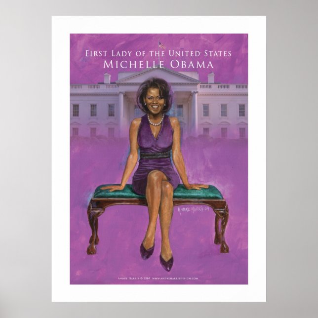 Poster Primeira-dama dos EUA.-Michelle Obama 52 x 69,33 (Frente)
