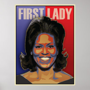 Póster Primeira-dama Michelle Obama
