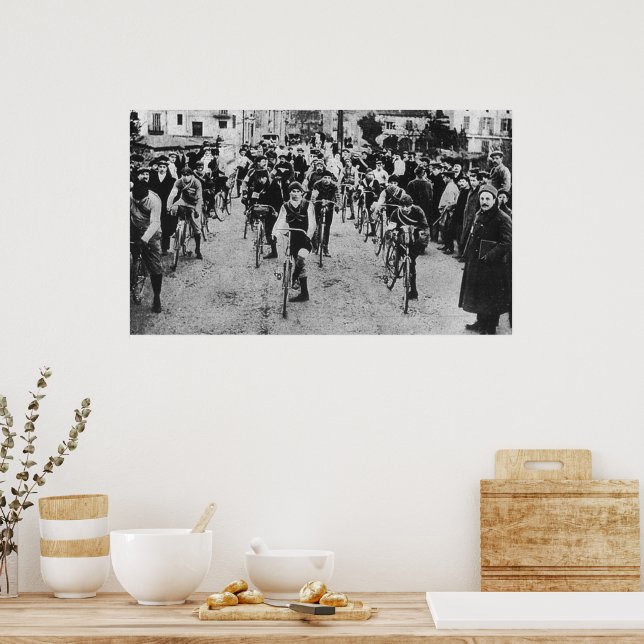Poster Primeira edição Volta Ciclista a Catalunya Cycling (Cozinha)