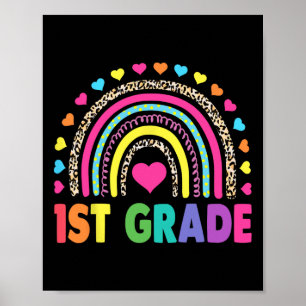 Poster Primeira Grau Rainbow Girls Boys Equipe de Profess