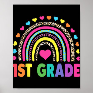 Poster Primeira Grau Rainbow Girls Boys Equipe de Profess