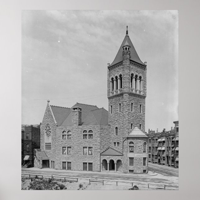 Póster Primeira Igreja do Cientista Cristo (1894) (Frente)