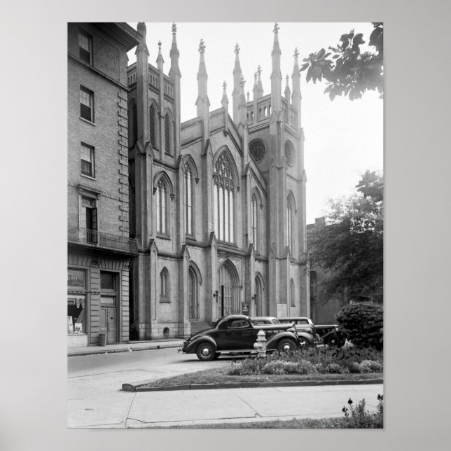 Póster Primeira Igreja Presbiteriana, Nova Orleans, 1938 (Frente)