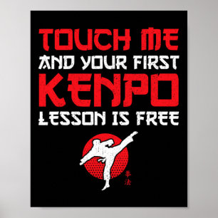 Poster Primeira lição Free American Kenpo Karate - Karate