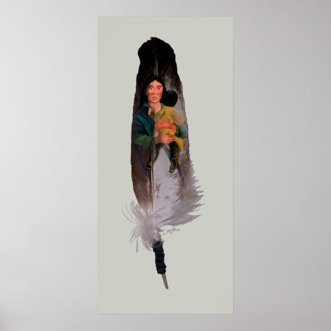 Poster Primeira Mãe Americana (Frente)