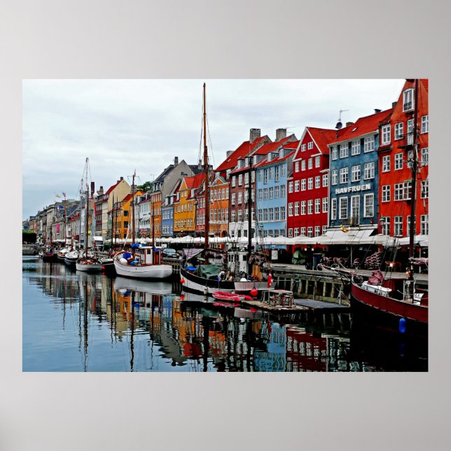 Póster Primeira manhã em Copenhaga (Frente)