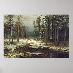 Póster Primeira neve