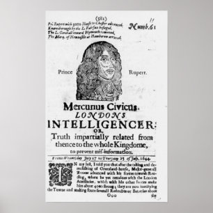 Póster Primeira página 'de Mercurius Civicus