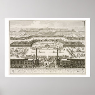 Póster Primeira proposta para o palácio de Schonbrunn,