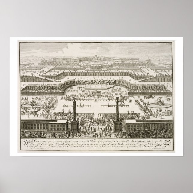 Póster Primeira proposta relativa ao Palácio de Schonbrun (Frente)