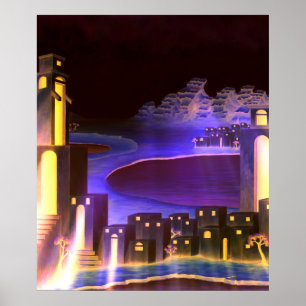 Poster "Primeira Revelação" - arte misteriosa critica