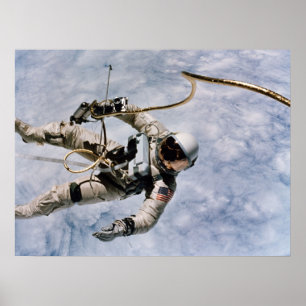 Poster Primeira Spacewalk Americana (Gemini 4)