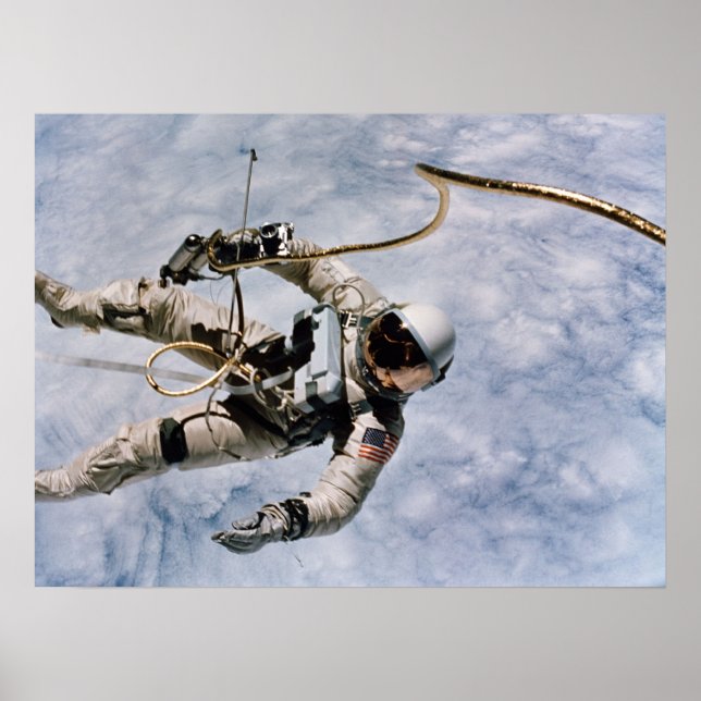 Poster Primeira Spacewalk Americana (Gemini 4) (Frente)