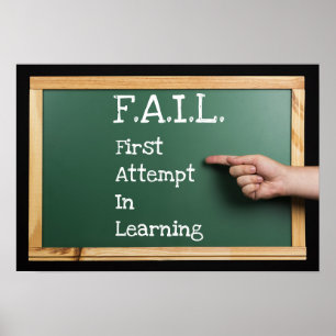 Poster Primeira tentativa no aprendizado (Poster)